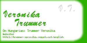 veronika trummer business card